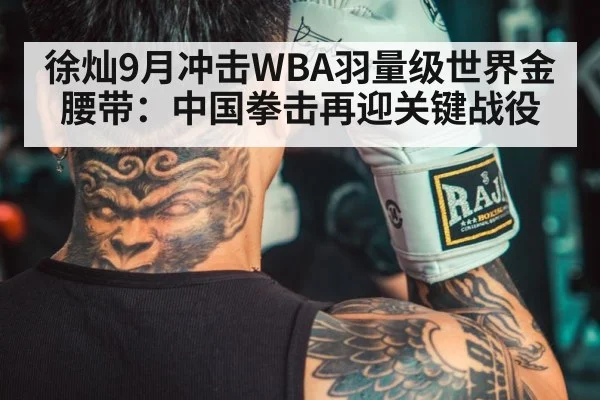 徐灿9月冲击WBA羽量级世界金腰带:中国拳击再迎关键战役